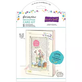 Couverture du produit · Roald Dahl A5 BFG Gloriumptious la Carte pour découpage Motif Multicolore