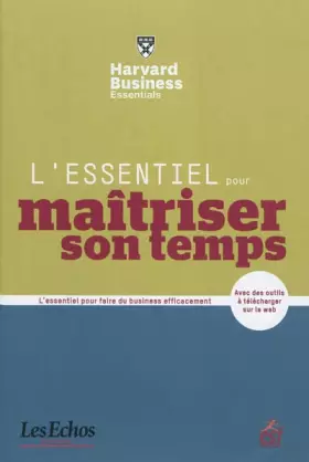 Couverture du produit · L'essentiel pour maitriser son temps