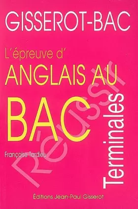 Couverture du produit · Anglais au Bac (l'Epreuve)