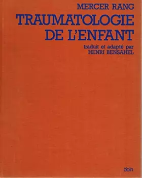 Couverture du produit · Traumatologie de l'enfant