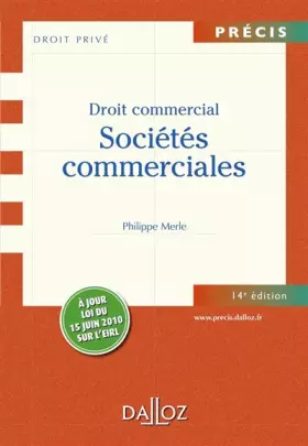 Couverture du produit · Droit commercial : Sociétés commerciales