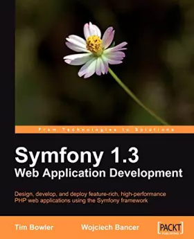 Couverture du produit · Symfony 1.3 Web Application Development