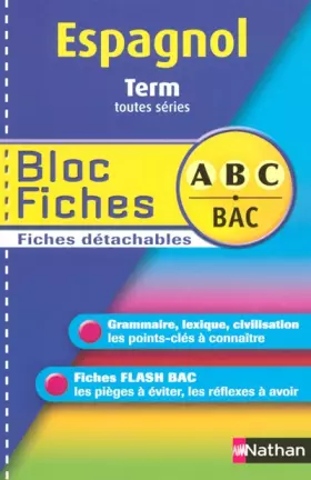 Couverture du produit · Espagnol Term toutes séries