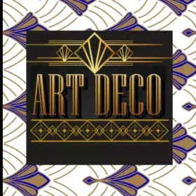Couverture du produit · ART DECO: Coloring Book / Adult Super Relaxing book With Fashion Therapy Designs for Stress Relieving For Architect, Women,Men