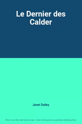 Couverture du produit · Le Dernier des Calder
