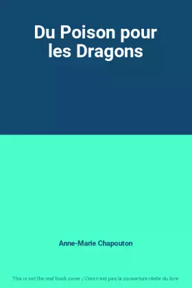 Couverture du produit · Du Poison pour les Dragons
