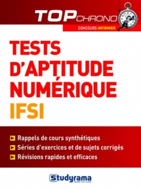 Couverture du produit · Tests d'aptitude numérique IFSI