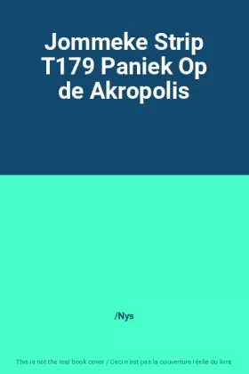 Couverture du produit · Jommeke Strip T179 Paniek Op de Akropolis