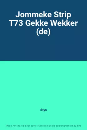 Couverture du produit · Jommeke Strip T73 Gekke Wekker (de)