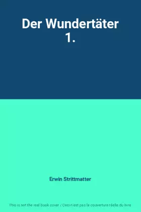 Couverture du produit · Der Wundertäter 1.