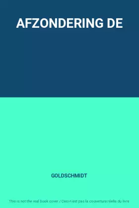 Couverture du produit · AFZONDERING DE
