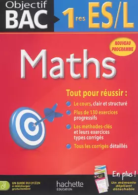 Couverture du produit · Objectif Bac - Maths 1res ES/L