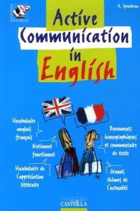 Couverture du produit · Active communication in English: Vocabulaire anglais-français