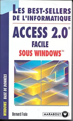 Couverture du produit · ACCESS 2.0 FACILE SOUS WINDOWS