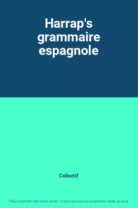 Couverture du produit · Harrap's grammaire espagnole