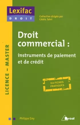 Couverture du produit · Droit commercial : instruments de paiement et de crédit