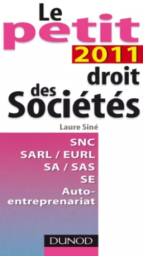 Couverture du produit · Le petit droit des Sociétés 2011