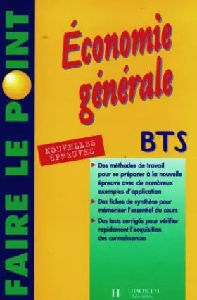 Couverture du produit · Economie générale BTS