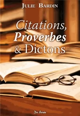 Couverture du produit · Citations proverbes et dictons