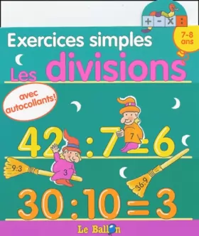 Couverture du produit · Exercices simples : Les divisions, 6-7 ans