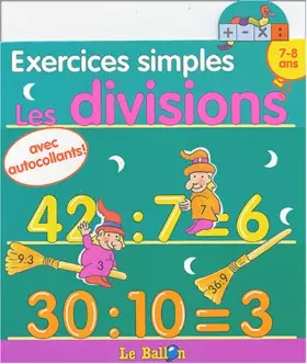 Couverture du produit · Exercices simples : Les divisions, 6-7 ans