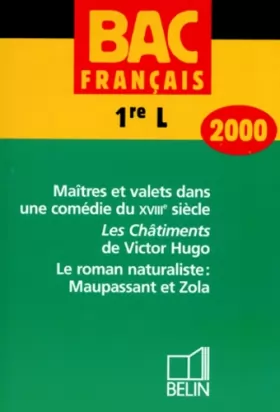 Couverture du produit · Bac français, première L 2000