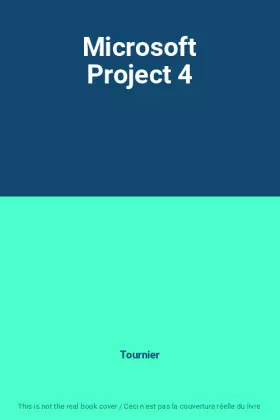 Couverture du produit · Microsoft Project 4