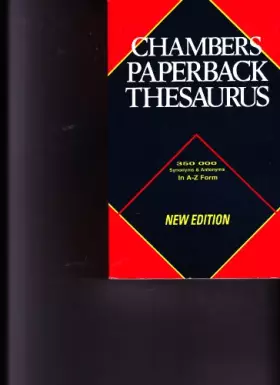 Couverture du produit · Chambers Paperback Thesaurus