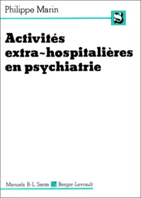 Couverture du produit · Les Activités extra-hospitalières en psychiatrie: Législation et fonctionnement