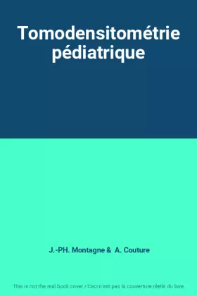 Couverture du produit · Tomodensitométrie pédiatrique