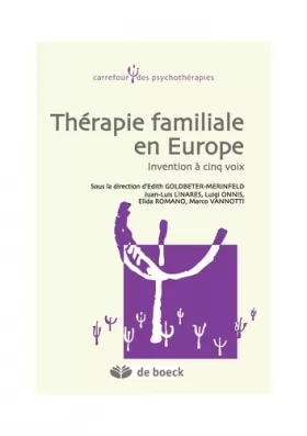 Couverture du produit · La Thérapie Familiale en Europe