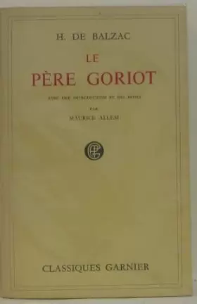 Couverture du produit · Le Pere Goriot
