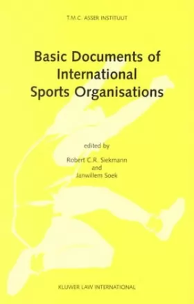 Couverture du produit · Basic Documents of International Sports Organisations