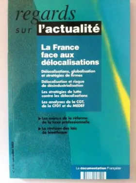 Couverture du produit · France (la) face aux delocalisations (n 312 juin-juillet 2005)