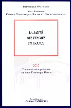 Couverture du produit · La Sante des Femmes en France (N.016 - 2010)