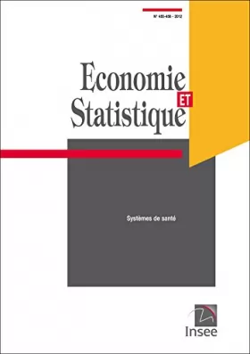 Couverture du produit · Economie et statistique N°455-456