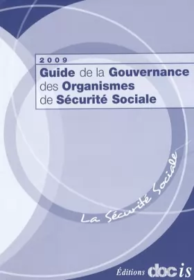 Couverture du produit · Guide de la gouvernance des organismes de sécurité sociale