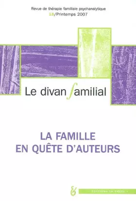 Couverture du produit · Divan familial N18 - Des familles en quête d'auteur