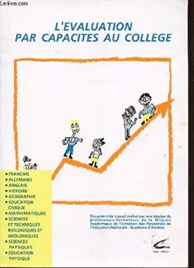 Couverture du produit · L'évaluation par capacités au collège