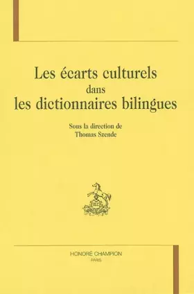 Couverture du produit · Les écarts culturels dans les dictionnaires bilingues