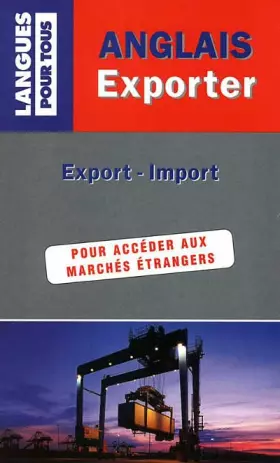Couverture du produit · EXPORTER EN ANGLAIS