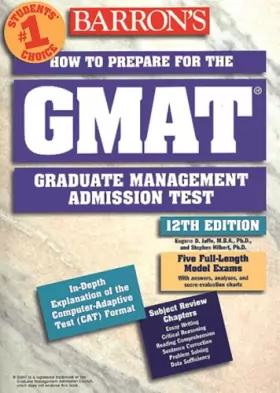 Couverture du produit · How to prepare for the GMAT. 12th edition
