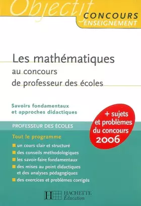Couverture du produit · Les mathématiques au CRPE: Savoirs fondamentaux et approches didactiques
