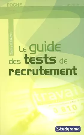 Couverture du produit · Le guide des tests de recrutement