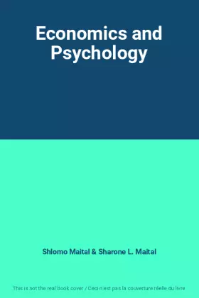 Couverture du produit · Economics and Psychology
