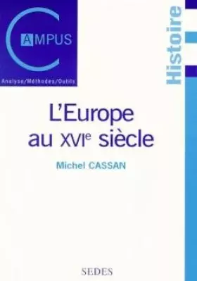 Couverture du produit · L'Europe au XVIe siècle