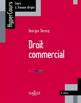 Couverture du produit · Droit commercial