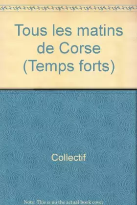 Couverture du produit · Tous les matins de Corse