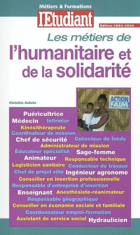 Couverture du produit · Métiers et Formations : De l'humanitaire et de la solidarité