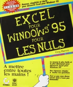 Couverture du produit · Excel pour Windows 95